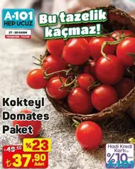 KOKTEYL DOMATES PAKET fiyat ve kampanya bilgisi